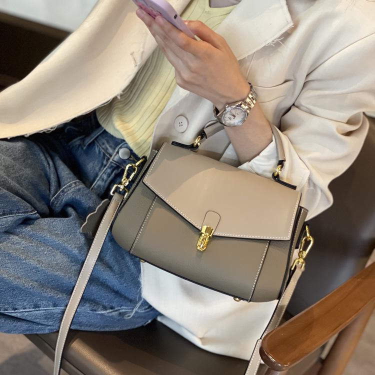 Elegant Women s Cowhide Square Handbag - 2026 New Style, Versatile and Fashionable