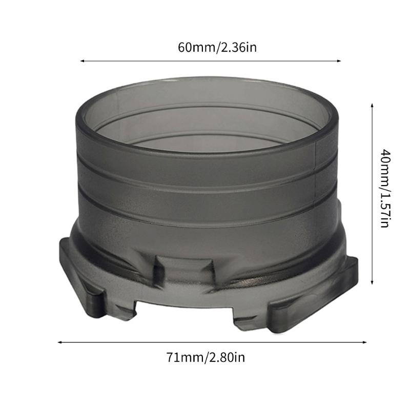 Anti Splash Portafilter Attachment Reduces Coffee Waste Heat Resistant Ergonomic Design for Home and Commercial Use