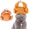 Pet Turkey Hat Fun Thanksgiving Holiday Hat for Dogs/Cats Cute, Comfortable and Fun