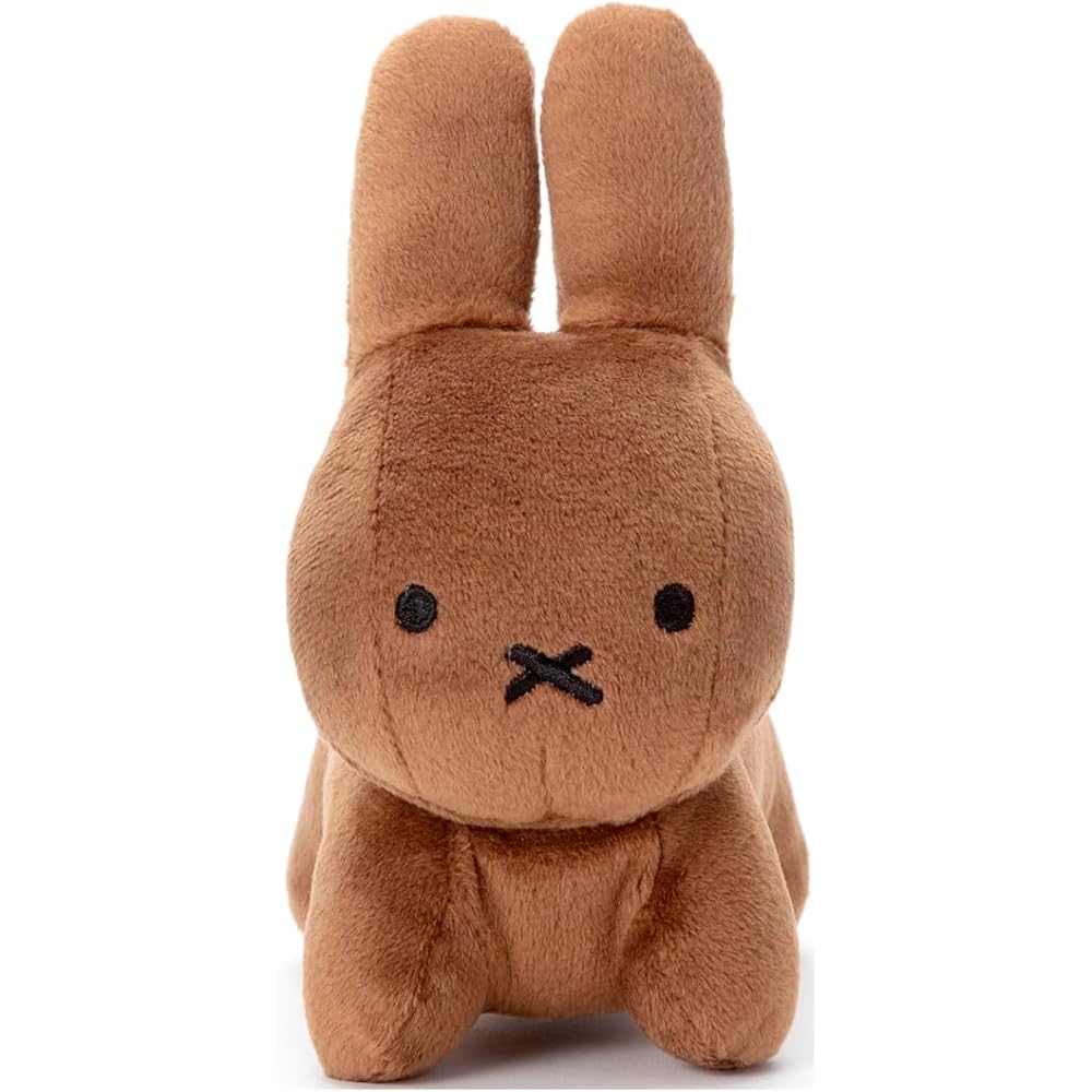 Bruna Washable Beans Collection Rabbit Plush Toy Brown 15cm Height