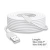 Super Long USB to Micro USB Charging Cable for Thermometer / Camera Long Durable Charger Wire 393.7in/590.55inch