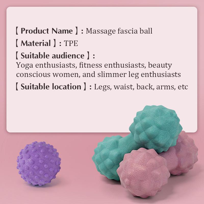 Odolný Tpe Spiky Massage Ball Trigger Point Sport Fitness Ruka Noha Úleva od bolesti Plantární fasciitidy Kuličky na ježka