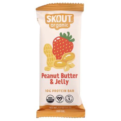 Skout Bio Protein Riegel, Erdnussbutter & Gelee, 55g (1.9oz)