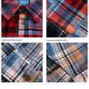 Korean Retro Plaid Long-Sleeve Unisex Shirt Jacket - 2024 Spring Trend