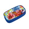Dragon Ball Blue Double-Layer Pencil Case for Students, Goku Merchandise, Large Capacity, Wear-Resistant.