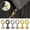 Round Zipper Transform Buckle Studs Rivets Adjust Hardware Button Replace Chain Buckle  DIY