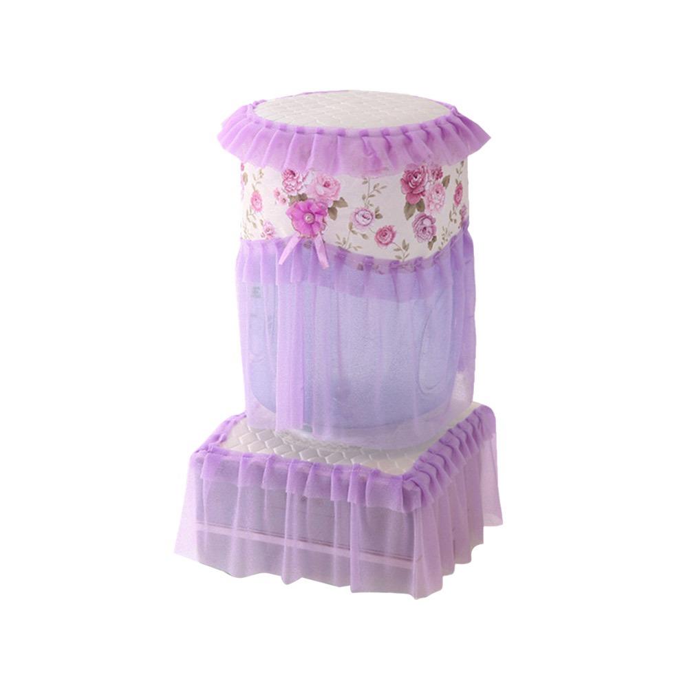 Durable Fabric Lace Mesh Water Dispenser Cover Upper Opening Dustproof Barrel Cover Reusable Water Dispenser Bucket Sleeve