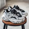 Schmutzige Schuhe roh ins trendige Schuhe atmungsaktive lässige Sneaker Teenager Plateau Dad Shoes Laufschuhe