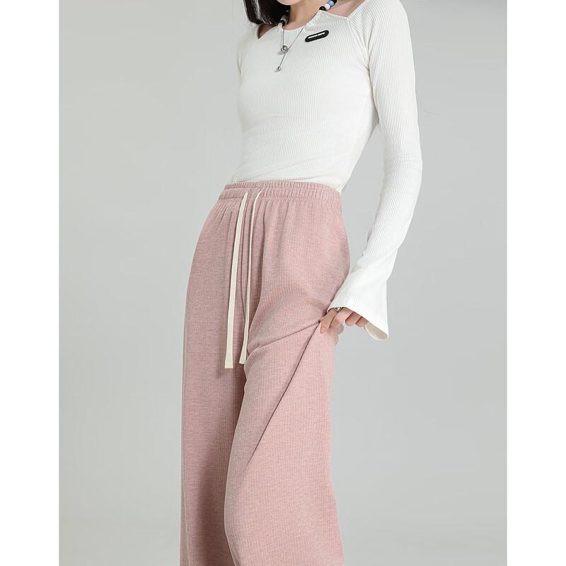 

Demana Women s Spring/Autumn Elastic Waist Straight Leg Pants XL