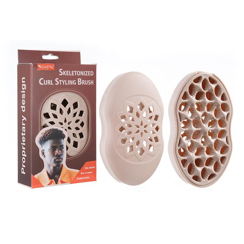 1Pcs Professional Curly African Hair Twist Brush Magic Coil Wave Wave Reusable Dreadlock Afro Hairbrush Curler Hair Styling Tool