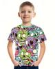 Boys Graphic Skull T Shirt Tee Short Sleeve Summer Spring Fashion Basic Kids Crew Neck Outdoor Casual Daily Regular Fit