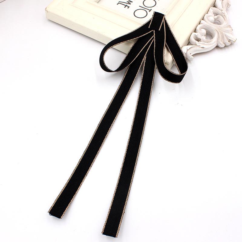 Korean Style Women s Bow Tie Brooch Collar Accessory TS85