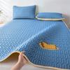 Cool Feeling Ice Fabric Bed Linen Single Summer Cold Bed Pad Washable Cartoon Mattresses  Elastic Band Four Corners Bedspreads