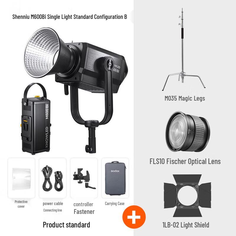 Godox M600BI Bi-Color LED Video Light Kit