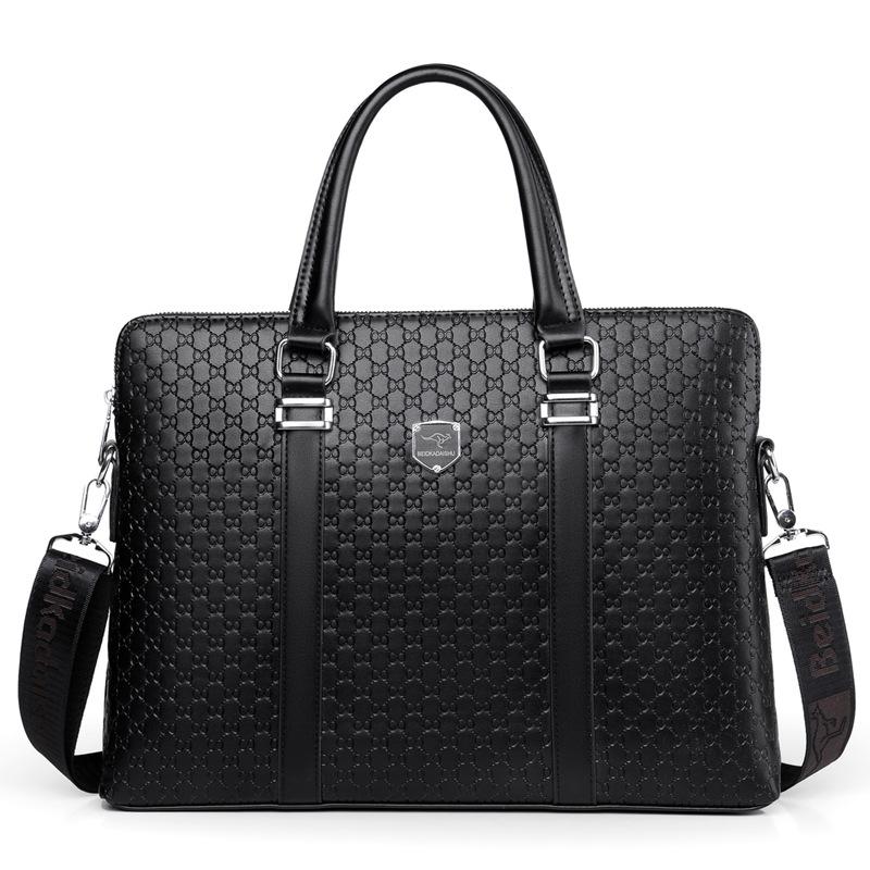 New Business Commuter Bag Handbag Computer Bag Men's Briefcase Large Capacity Messenger Shoulder Bag