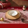 Creative Christmas Tree Ceramic Plate Set High End Restaurant Dessert Plates Breakfast Delicious Salad Plate Exquisite Tableware