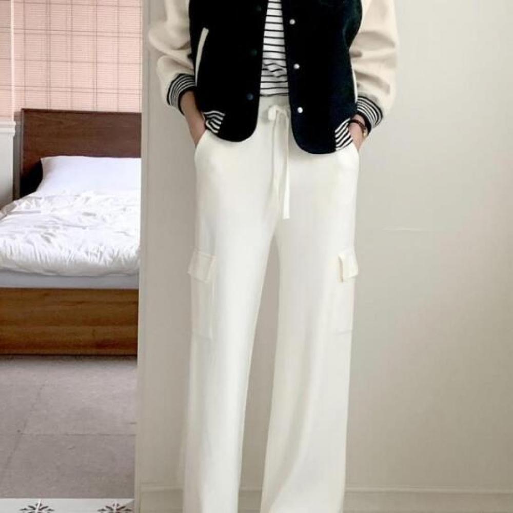 New Arrivals Open Run Shubatti Pocket Wide Pants 3color