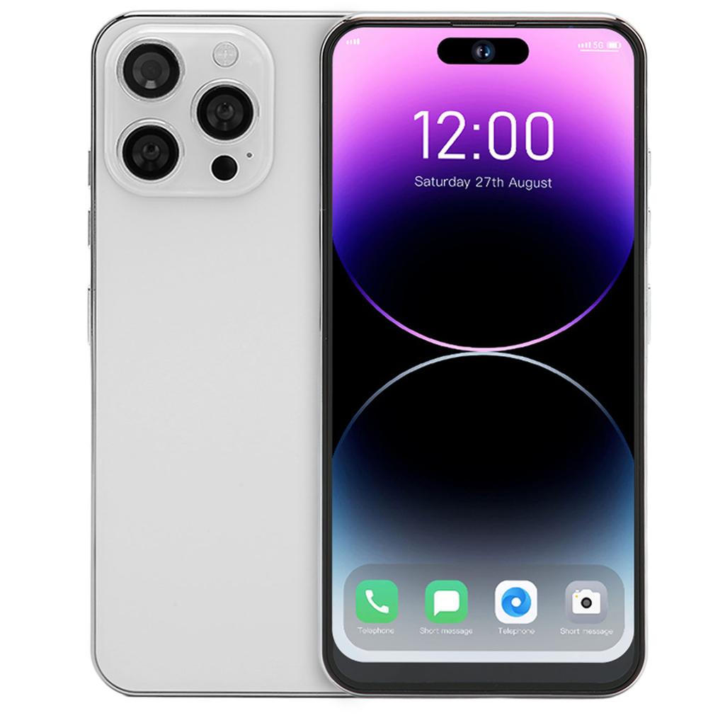 6.6in Unlocked Cell Phone 5G WiFi 4GB RAM 64GB ROM 8MP 24MP Camera Quad Core Smartphone for Android 10.0