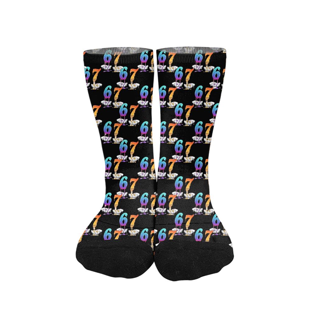 Cute And Playful Socks Mid-Calf Socks Long Socks Printed Socks