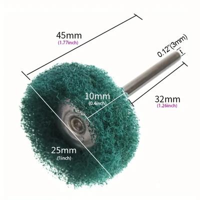 5-20 Pieces Mini Drill Bits Nylon Abrasive Brush Wire Polishing Wheel Rotary Hand Tools Accessories Set Rust Remover