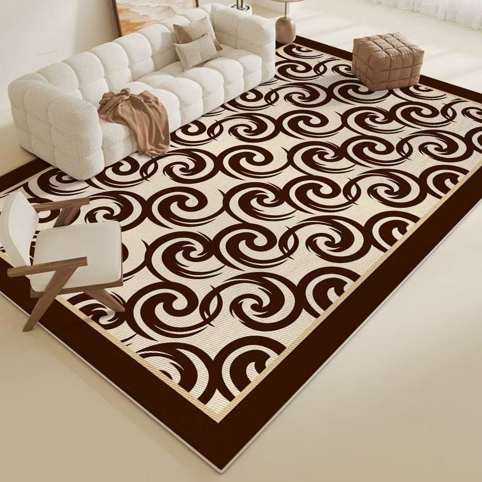 Vintage Carpet Living Room Sofa Coffee Table Mat Bedroom Modern Bed Fully Covered Floor Mat