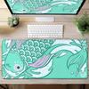 XXL HD Printing Large Desk Mat Mouse pad Japanese-style Koi Fish Cloud Gaming Keyboard 40x90cm MousePad Extended protective Pads
