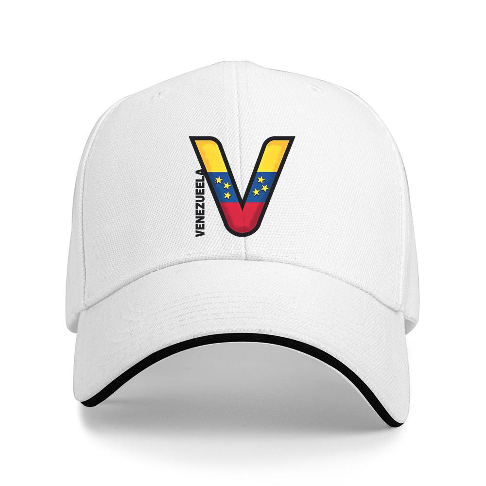Pc Venezuelan Letter V Regional Symbol Travel Hat Perfect for Running Fitness and Outdoor Activities This Lightweight Cap