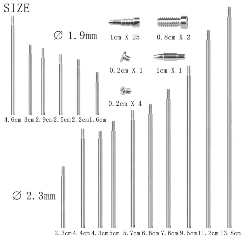 Saxophone Sax Repair Tool Set Maintenance Parts Saxophone Replacement Parts Woodwind Musical Instrument Accessories