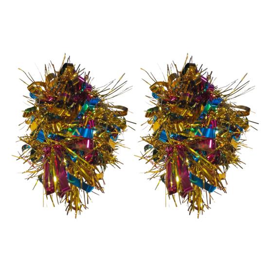 1 para bransoletek z błyszczącej folii, kolorowa elastyczna opaska, uniwersalny rozmiar dla dorosłych i dzieci, rekwizyt na Dzień Dziecka, do przedszkola, na występ taneczny, dla sportowej drużyny dopingującej