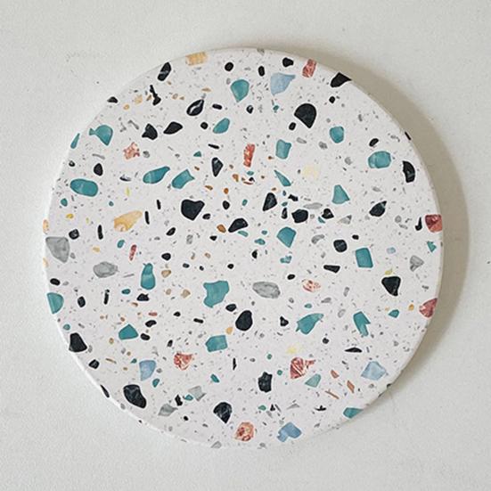 Cup Coaster Absorption Scratch-Resistance Water Wood Beautiful Nordic Style Tea Coaster for Bar