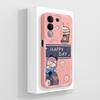 For Vivo T4x T2x T1x V27 V23 Pro V21 V21E V23 V23E V25 V25E V27E Y19E IQOO Z10X Phone Cover Cute Avocado Pattern Liquid Silicone Shell For Vivo Casing