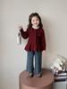 2025 New Korean Style Cartoon Knit Cardigan for Girls - Fashionable Spring & Autumn Outerwear