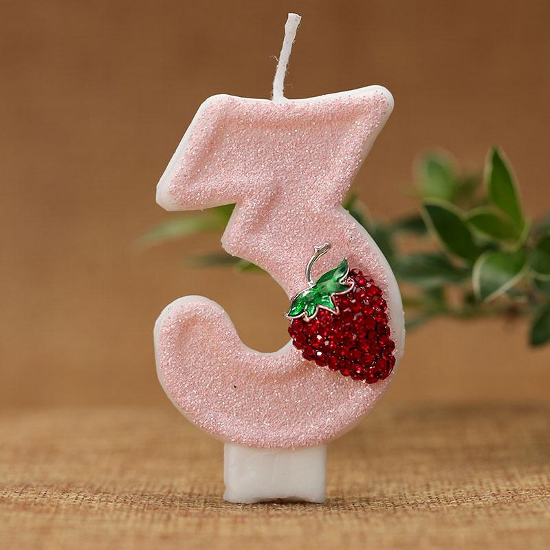 Handmade Creative Birthday Strawberry Candles - Hot Selling