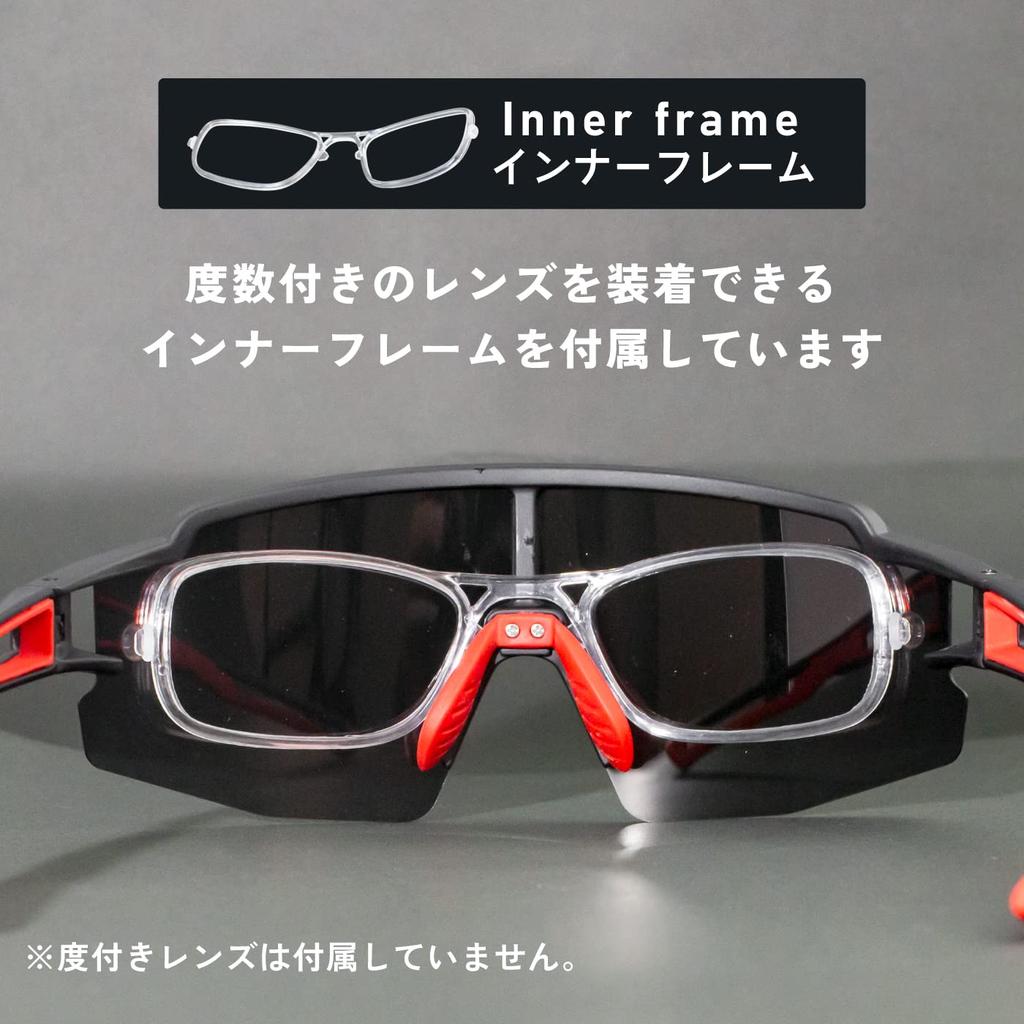 Gorix Sports Sunglasses, Polarized Lenses, UV Protection, Men's and Women's, Lightweight, Stylish (GS-POLA171), Inner Frame, UV400 Protection,