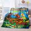 Scoobydoo Love Plush Blanket Soft Comfortable All Seasons Suitable Sofa Office Nap Travel Festive Gift