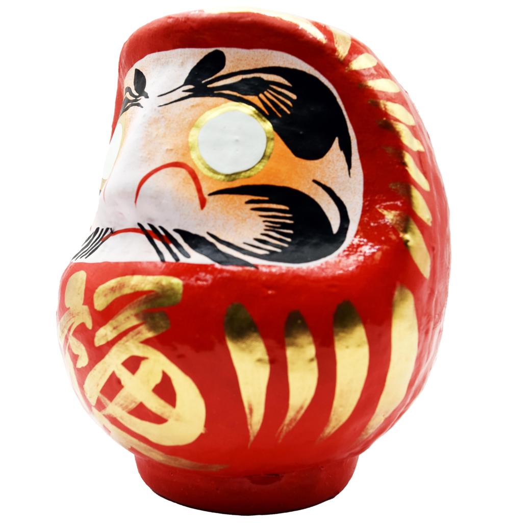 Takasaki Daruma 2 Good Family Daruma Cute Daruma Like a Picture Mini Popular Japanese Available Online No. Red, Fortune, Safety, Figurine, Book, Size,
