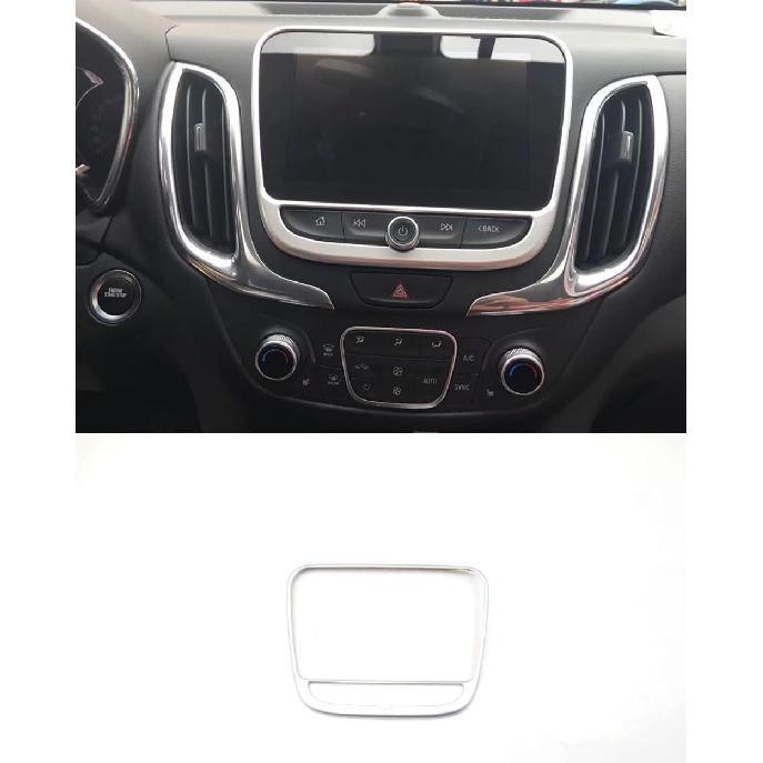 Autozubehör Passend für Chevrolet Equinox 2018-2023 ABS Navigationsbildschirmrahmen 8” Konsolenverkleidung 1-teiliges Set(Kohlefaser)