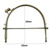 Mini Metal Purse Frame Kiss Clasp Bag Hardware Vintage Bag Kiss Clasp Lock Bag Clasps Handle Bag Accessories Purse Frame
