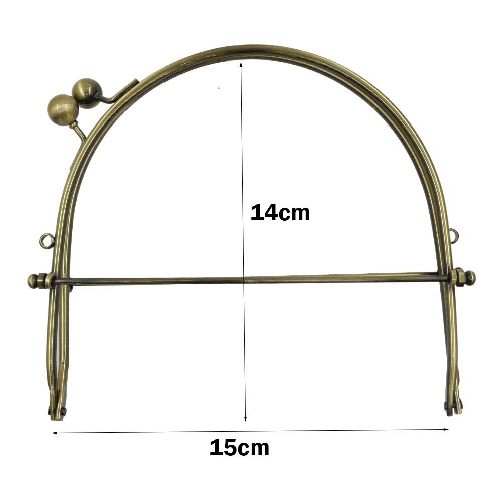 Mini Metal Purse Frame Kiss Clasp Bag Hardware Vintage Bag Kiss Clasp Lock Bag Clasps Handle Bag Accessories Purse Frame