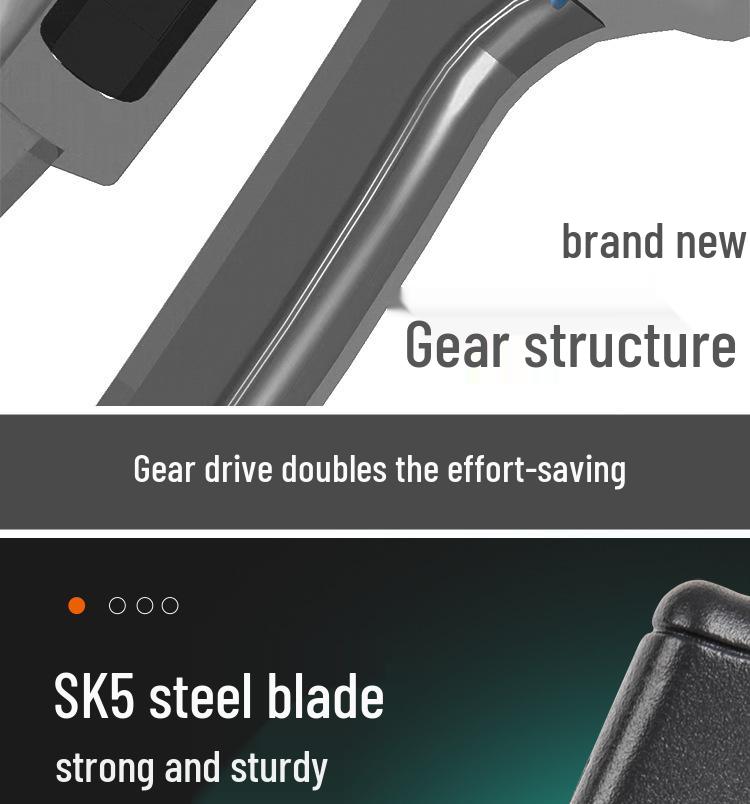 SK5 Stainless Steel Pruning Shears: Multi-Function Garden Scissors for Fruit, Flower, and Tree Care