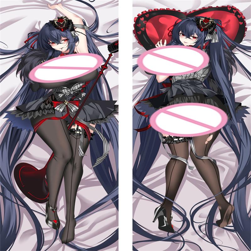 

60x180 см игра Azur Lane обнимающий чехол Dakimakura для всего тела, двусторонний чехол для подушки для тела, отаку, постельные принадлежности, наволочка