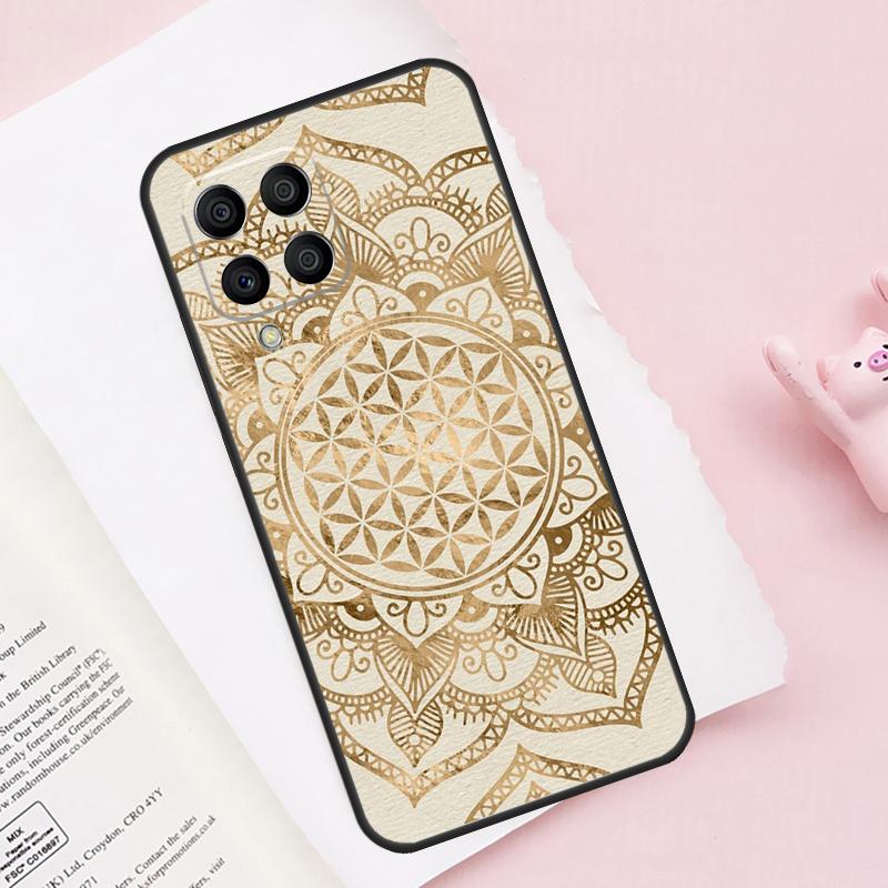 

Flower Of Life In Lotus Pastel Case For Samsung Galaxy M16 M36 M56 M21 M20 M23 M31 M11 M54 M14 M34 M13 M52 M32 M12 M15 M55 Samsung M55