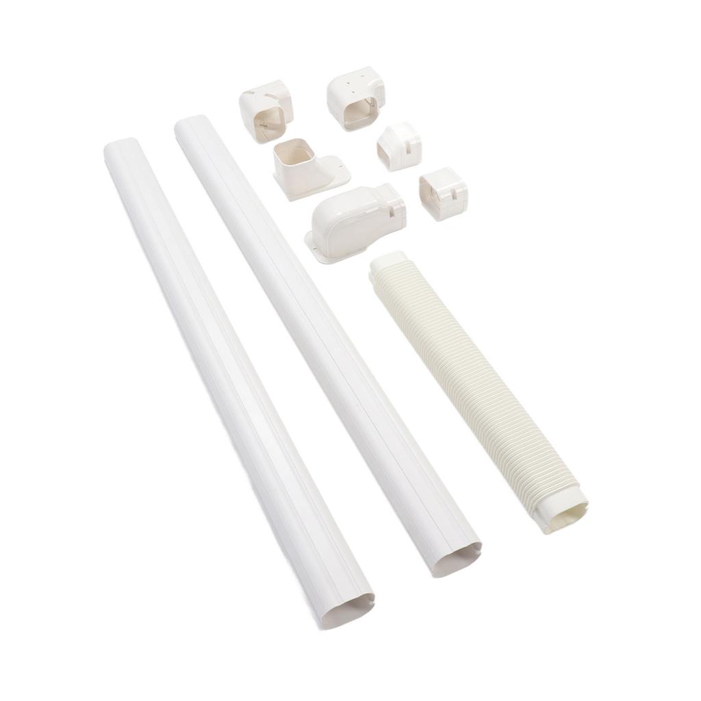 Dekoratives PVC-Leitungsset für Klimaanlagen, Abdeckungsset für Mini-Split-Zentralklimaanlagen, Wärmepumpenschläuche