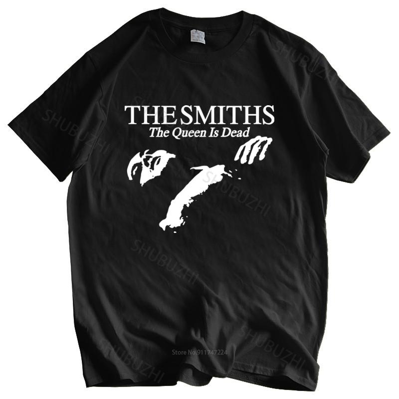 unisex t-shirt loose style tops Tshirt men summer top tees The Smiths "The Queen Is Dead" - T-Shirt, 1980's Indie, Morrissey