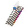 6pcs Nail Cuticle Cleaner Bit Professional Rotary Polishing Nail Drill Cone Bit for Manicure Salon