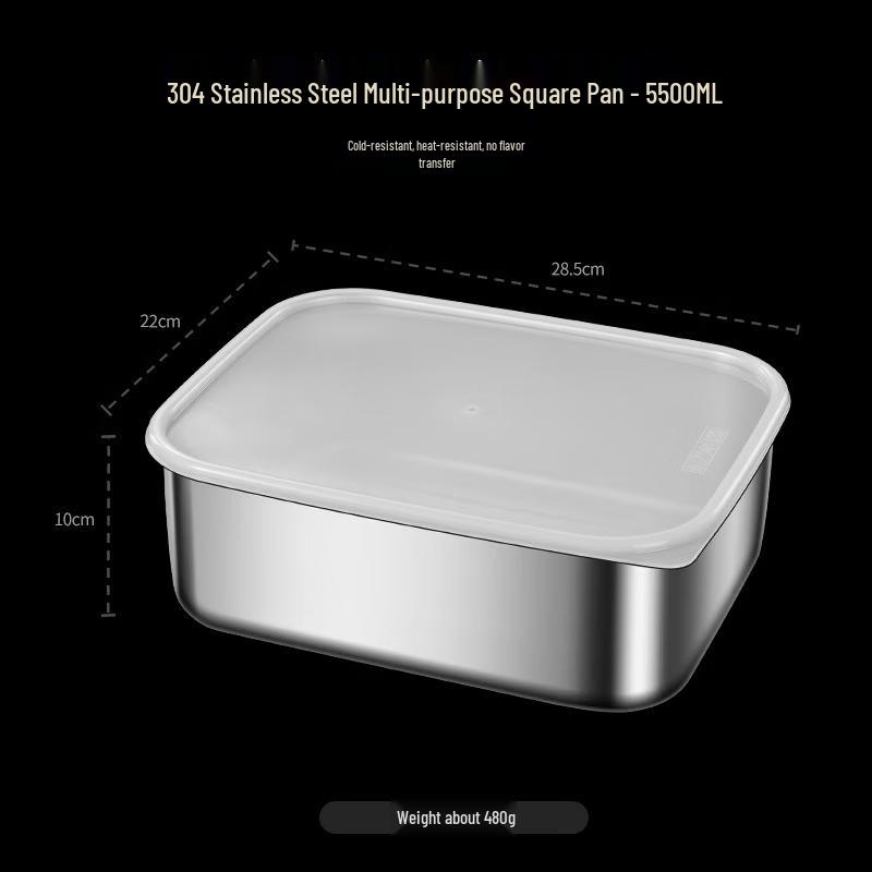 CMAOS Large Capacity 304 Stainless Steel Picnic Lunch Box