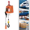 3-in-1 Electric Hoist Winch, 1100 lbs 1500 W 110 V Power Winch Crane, 25 ft Lifting Height, w/Wire and Wireless Remote Control