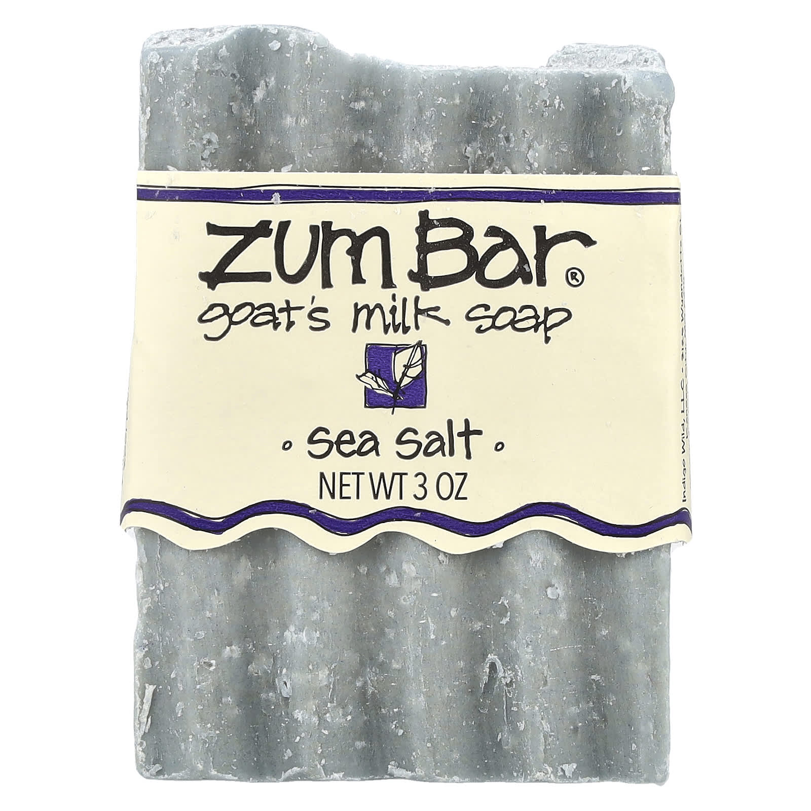 

Zum Bar, Goat Milk Soap, Sea Salt, 3Oz