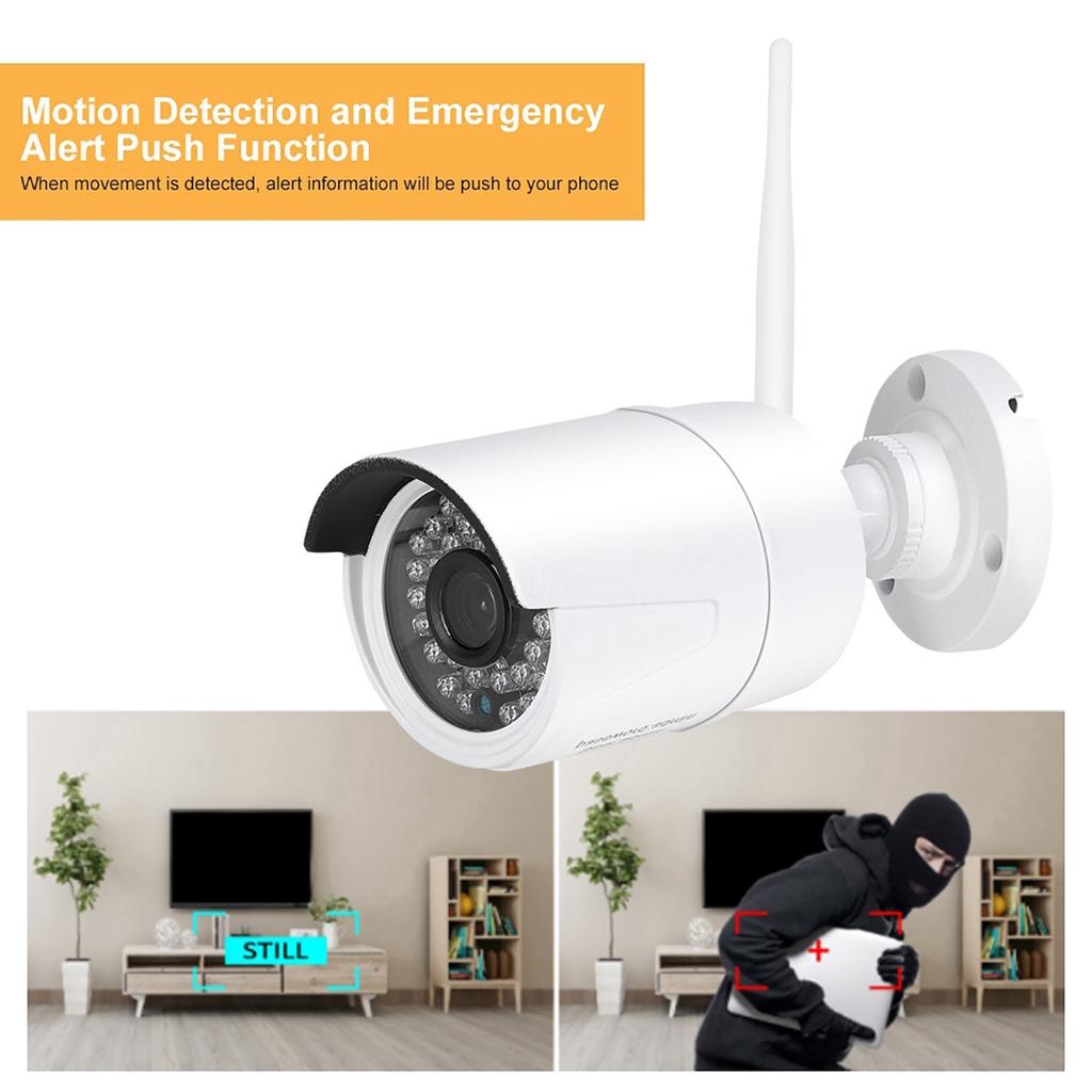 720P WIFI Waterproof Surveillance Camera Wireless Outdoor IP Camera with 36 IR Lights