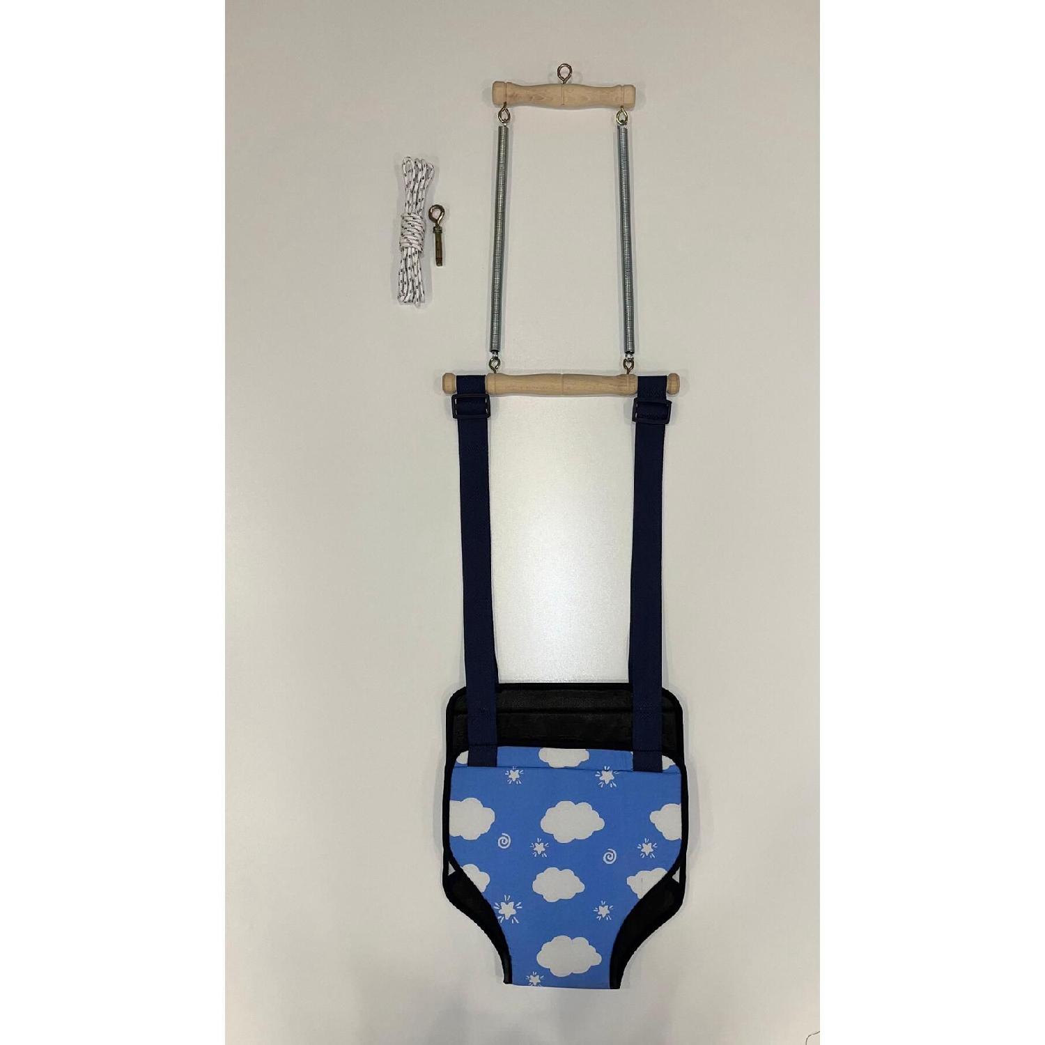 

Hoppala Kangaroo Zipzp, Natural Wooden Baby Employer синій